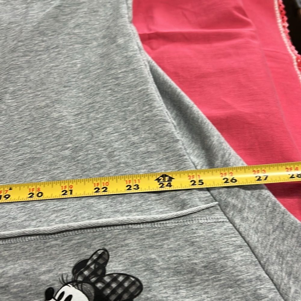 DISNEY PARKS Minnie Mouse zip hoodie.  Great with gingham accents. XXL - Picture 8 of 8